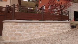 sundeco decoration pierre mur terrasse interieur exterieur personnalisé isère